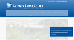 Desktop Screenshot of collegiosantachiara.it